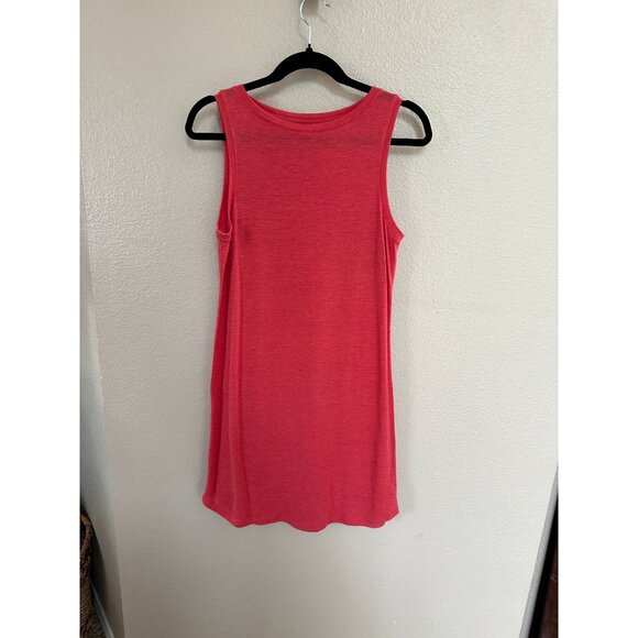 Alternative Earth Apparel Womens Red Tank Dress S polyester solid round neck - Picture 1 of 7